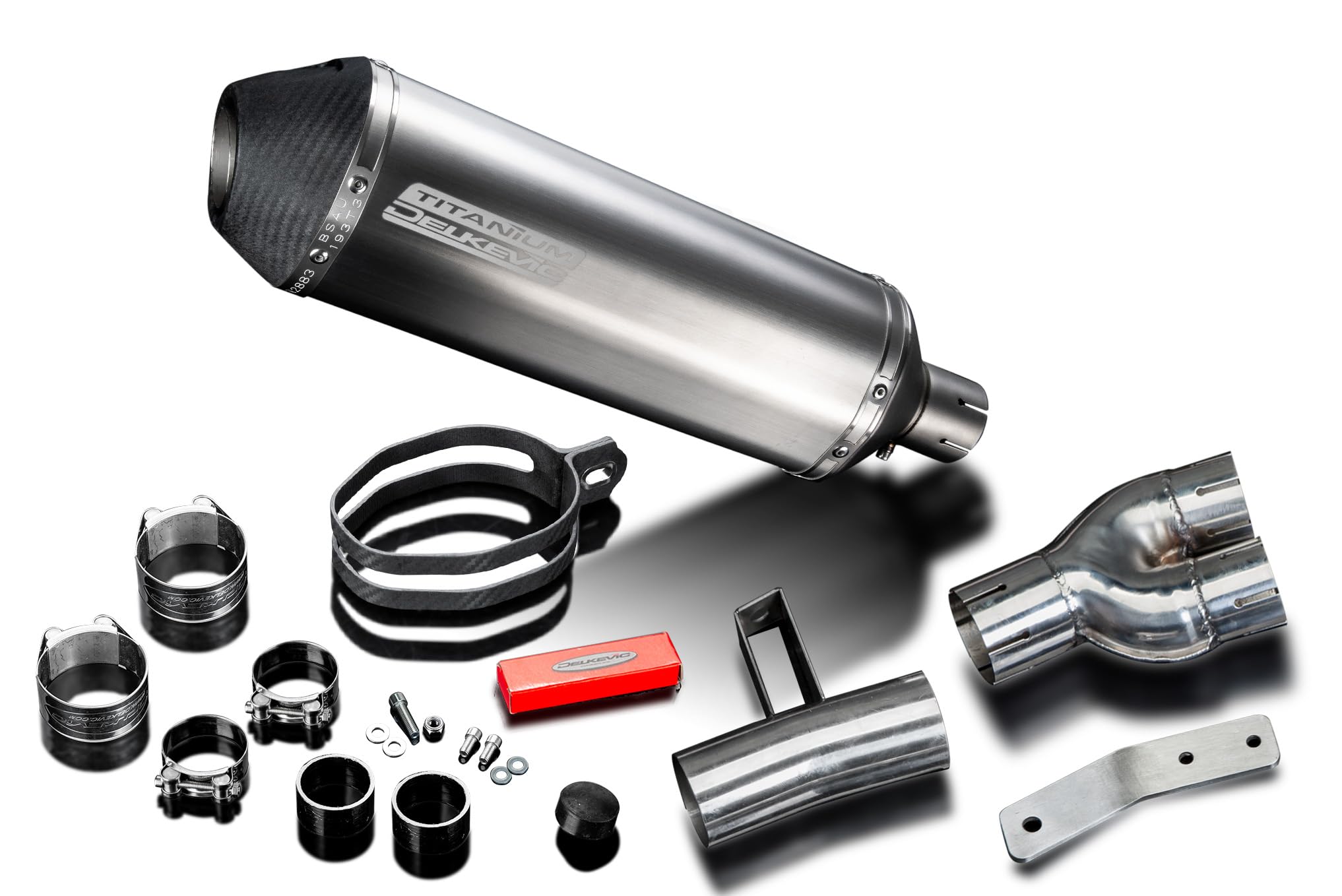 Amazon | DELKEVIC スリップオン エキゾースト マフラー/XOVAL